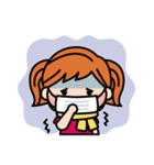 仲良し三人組のイラストスタンプ（個別スタンプ：40）