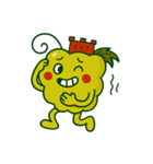 スカラーノ城を被った白ブドウの精霊（個別スタンプ：17）