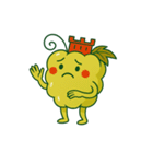 スカラーノ城を被った白ブドウの精霊（個別スタンプ：20）