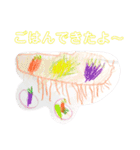 子供の絵と折り紙のスタンプ（個別スタンプ：2）