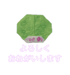 子供の絵と折り紙のスタンプ（個別スタンプ：14）