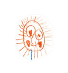 子供の絵と折り紙のスタンプ（個別スタンプ：27）
