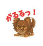 元気いっぱい★チョコタンチワワ（個別スタンプ：9）