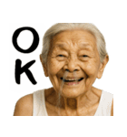 鼻毛ばばぁ！(毎日便利に使える日常返信)（個別スタンプ：7）