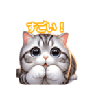 とにかくかわいいアメリカンワイヤーヘアー（個別スタンプ：21）
