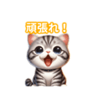 とにかくかわいいアメリカンワイヤーヘアー（個別スタンプ：22）