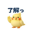 オカメインコの毎日ことばスタンプ（個別スタンプ：1）