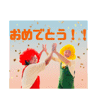 ひまわりおじさんとキヌアちゃんvol.2（個別スタンプ：7）