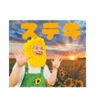 ひまわりおじさんとキヌアちゃんvol.2（個別スタンプ：24）