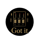 ワインで乾杯（個別スタンプ：16）