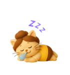 3Dおかあにゃんの毎日スタンプ（個別スタンプ：10）