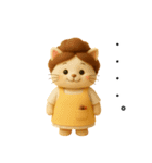 3Dおかあにゃんの毎日スタンプ（個別スタンプ：23）