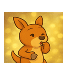 キラキラぴょこぴょこワラビー@SFW（個別スタンプ：12）