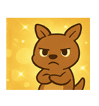 キラキラぴょこぴょこワラビー@SFW（個別スタンプ：18）