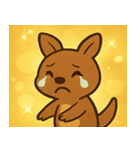 キラキラぴょこぴょこワラビー@SFW（個別スタンプ：20）