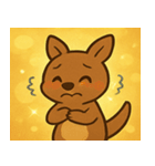 キラキラぴょこぴょこワラビー@SFW（個別スタンプ：27）