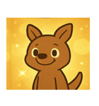 キラキラぴょこぴょこワラビー@SFW（個別スタンプ：30）