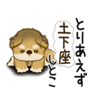 柴犬さん 2025 「ネガティブ・いじけ虫」（個別スタンプ：8）