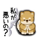 柴犬さん 2025 「ネガティブ・いじけ虫」（個別スタンプ：16）