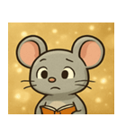 キラキラひげのネズミ@SFW（個別スタンプ：3）