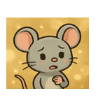 キラキラひげのネズミ@SFW（個別スタンプ：5）