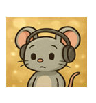 キラキラひげのネズミ@SFW（個別スタンプ：6）
