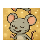 キラキラひげのネズミ@SFW（個別スタンプ：8）