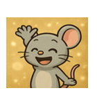 キラキラひげのネズミ@SFW（個別スタンプ：15）