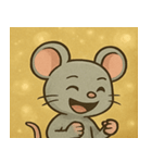 キラキラひげのネズミ@SFW（個別スタンプ：17）