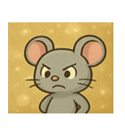 キラキラひげのネズミ@SFW（個別スタンプ：18）