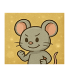 キラキラひげのネズミ@SFW（個別スタンプ：21）