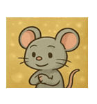 キラキラひげのネズミ@SFW（個別スタンプ：22）
