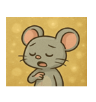 キラキラひげのネズミ@SFW（個別スタンプ：23）