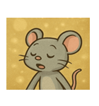 キラキラひげのネズミ@SFW（個別スタンプ：24）