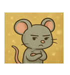キラキラひげのネズミ@SFW（個別スタンプ：29）