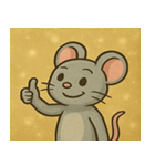 キラキラひげのネズミ@SFW（個別スタンプ：31）