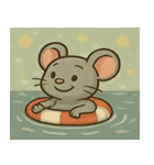 キラキラひげのネズミ@SFW（個別スタンプ：32）