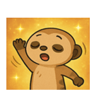 キラキラ見張りミーアキャット@SFW（個別スタンプ：7）