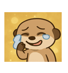 キラキラ見張りミーアキャット@SFW（個別スタンプ：17）