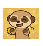 キラキラ見張りミーアキャット@SFW（個別スタンプ：23）