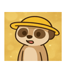 キラキラ見張りミーアキャット@SFW（個別スタンプ：27）