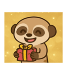 キラキラ見張りミーアキャット@SFW（個別スタンプ：31）