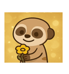 キラキラ見張りミーアキャット@SFW（個別スタンプ：32）