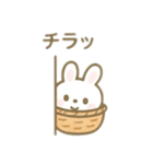 可愛いうさぎ 日本語（個別スタンプ：13）