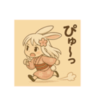 干支童子 卯のそわそわ帖（個別スタンプ：11）
