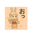 干支童子 卯のそわそわ帖（個別スタンプ：18）