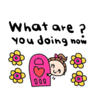 nenerin日常会話スタンプ357英語気遣い（個別スタンプ：32）