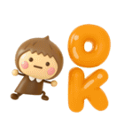 ず～っと使えるゆるかわガール3Dだよ（個別スタンプ：37）