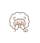 臆病だけど可愛いホワイトライオン（個別スタンプ：11）