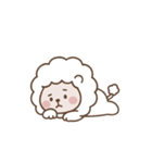 臆病だけど可愛いホワイトライオン（個別スタンプ：22）